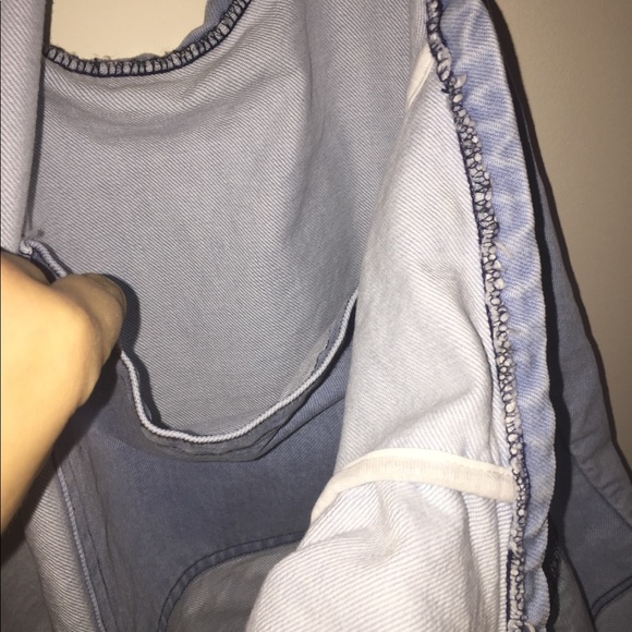 Lauren Moshi jean biker shoulder bag - Picture 4 of 7